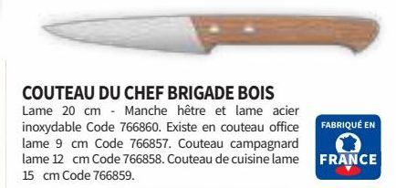 couteau de cuisine