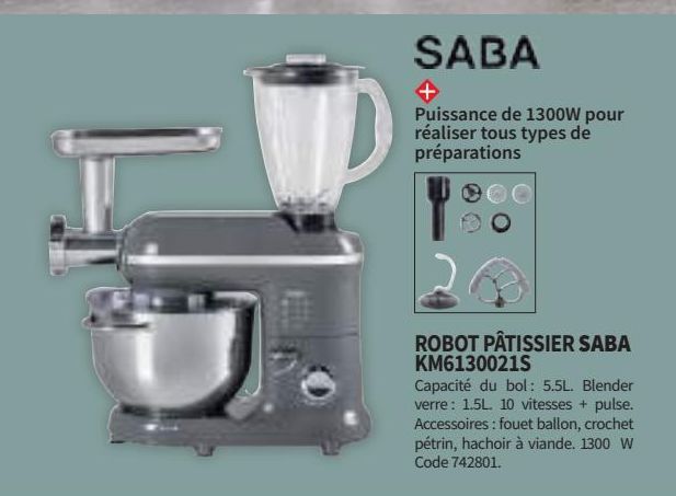 robot de cuisine saba