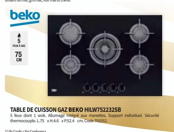 table de cuisine beko