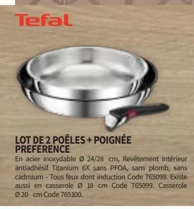 poêle tefal