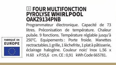four multifonctions whirlpool