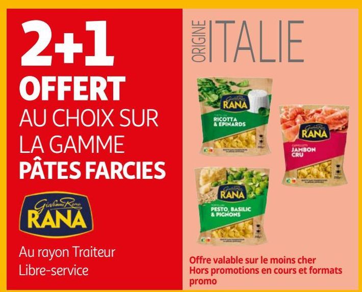 LA GAMME  PÂTES FARCIES RANA