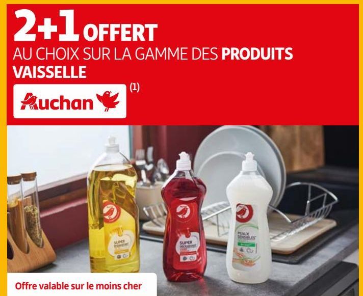 LA GAMME DES PRODUITS VAISSELLE Auchan