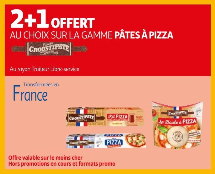 LA GAMME PÂTES À PIZZA CROUSTIPATE