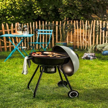 BARBECUE CHARBON DE BOIS ROND GARDENSTAR