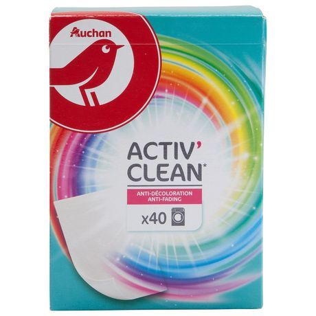 LINGETTES ANTIDECOLORATION  AUCHAN