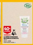 LA CRÈME HYDRATANTE  DES FAMILLES SO'BIO ÉTIC offre à 4,71€ sur Auchan