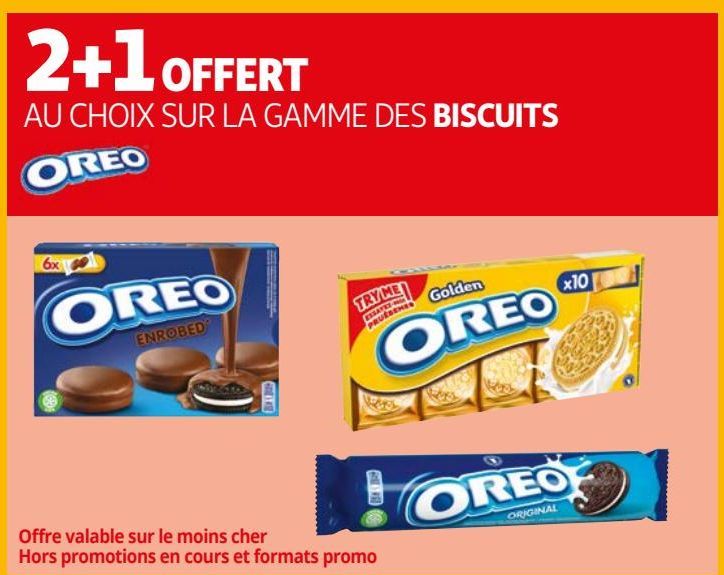 LA GAMME DES BISCUITS OREO