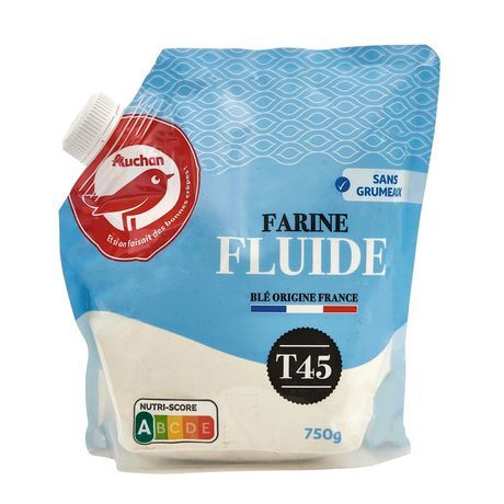  FARINE DE BLÉ T45 FLUIDE  AUCHAN