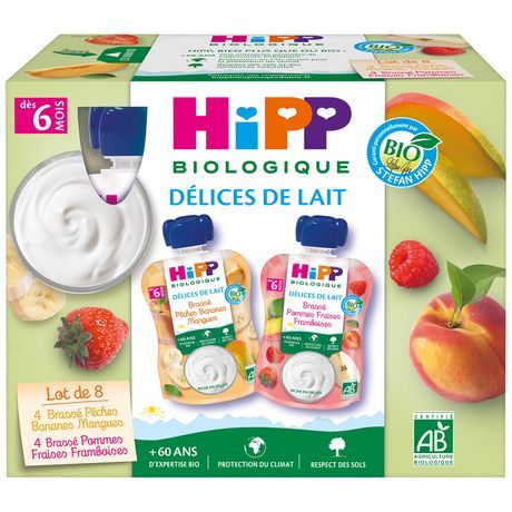 GOURDES AUX FRUITS MULTIPACK  HIPP BIOLOGIQUE