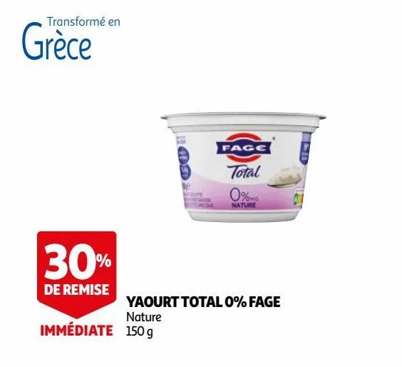 yaourt total 0% fage