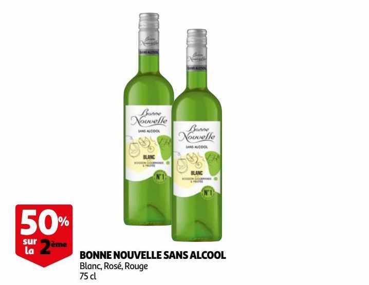 BONNE NOUVELLE SANS ALCOOL