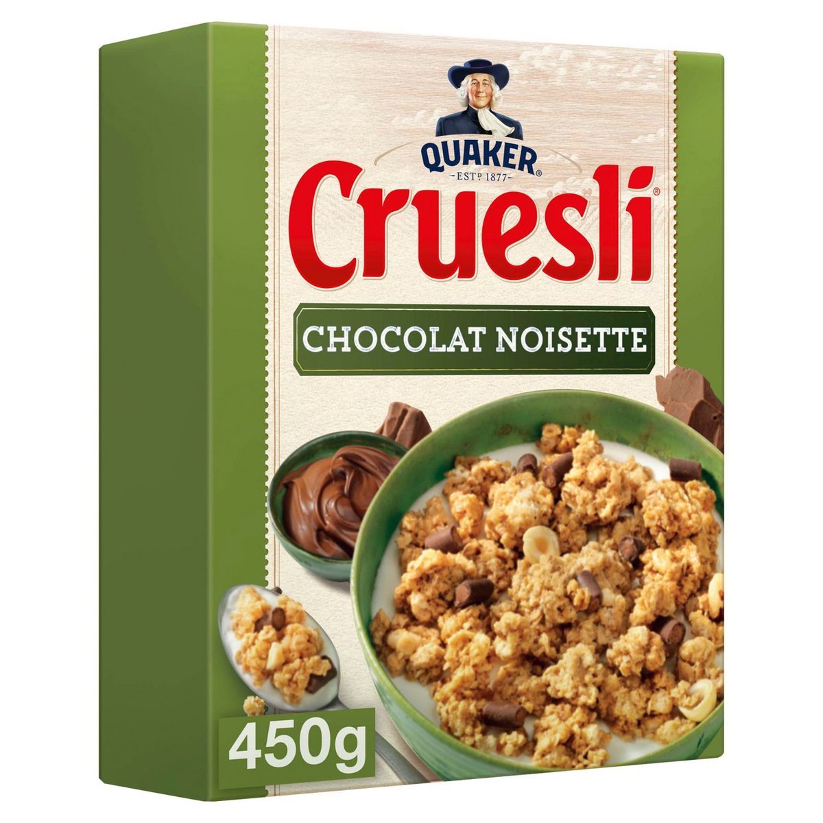 CÉRÉALES CRUESLI CHOCOLAT NOISETTE QUAKER