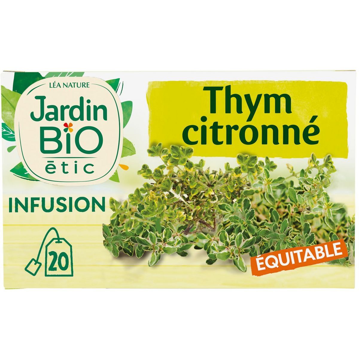 INFUSION THYM CITRONNÉ BIO JARDIN BIO ÉTIC