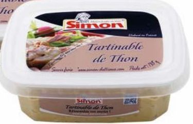 TARTINABLE DE THON SIMON DUTRIAUX