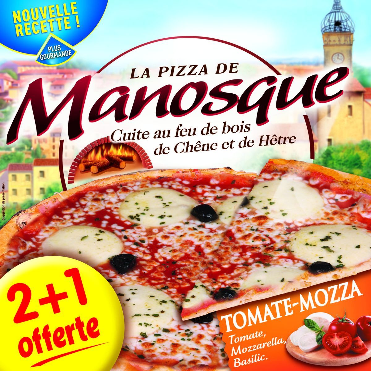 PIZZA FEU DE BOIS SURGELÉE LA PIZZA DE MANOSQUE
