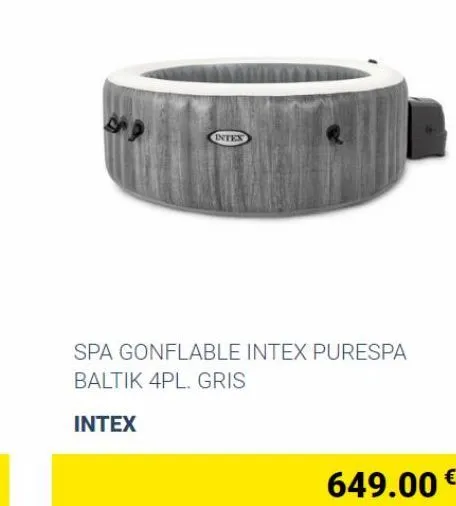spa gonflable intex