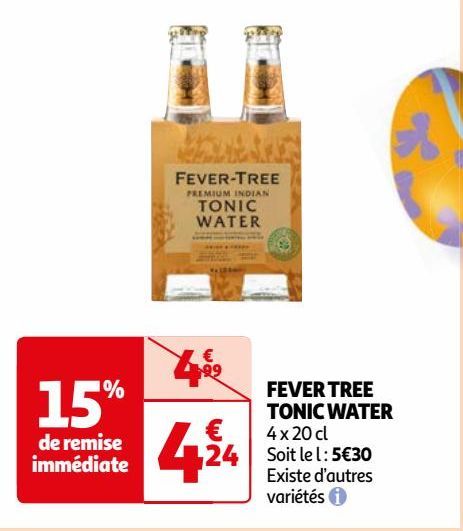  FEVER TREE  TONIC WATER