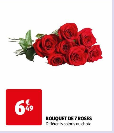 BOUQUET DE 7 ROSES