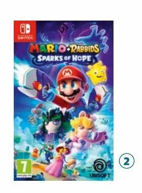  le jeu switch mario + the lapins crétins sparks  of home