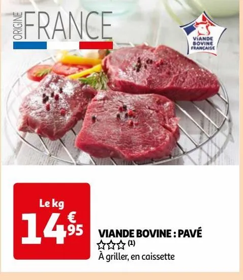 viande bovine : pavé