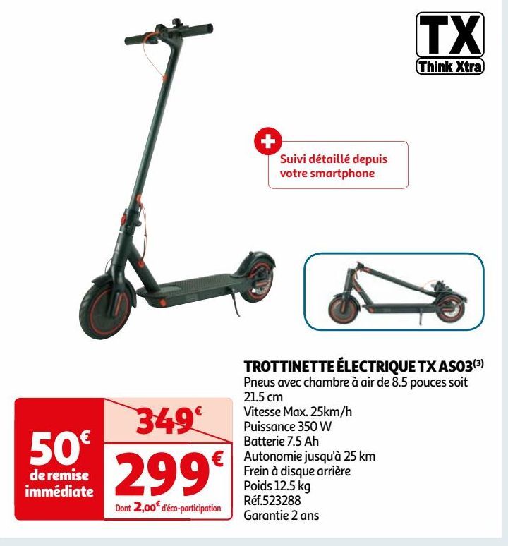 TROTTINETTE ÉLECTRIQUE TX AS03