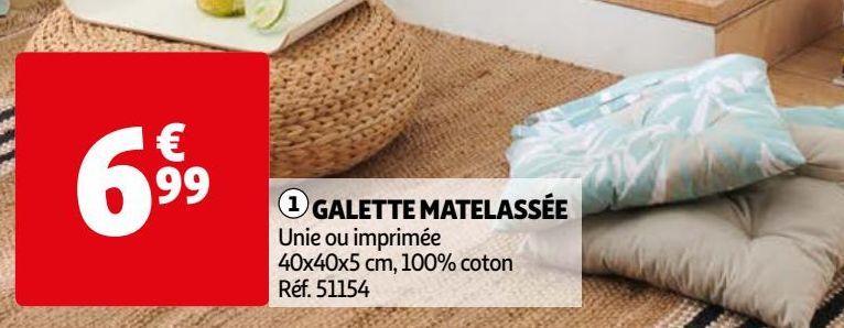 GALETTE MATELASSÉE
