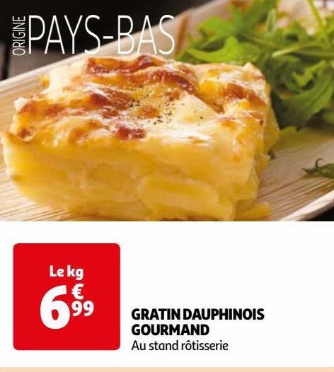 GRATIN DAUPHINOIS  GOURMAND