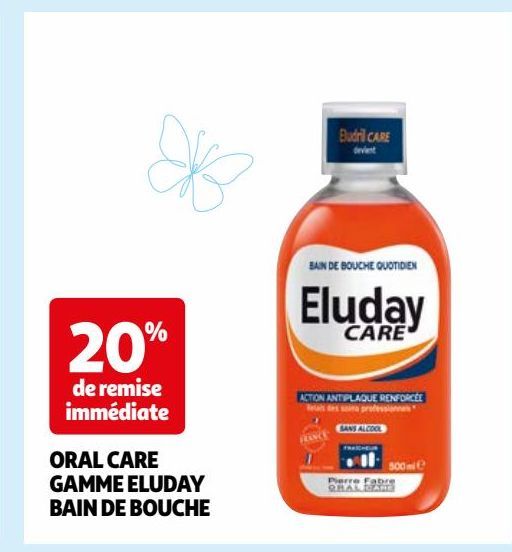 ORAL CARE GAMME ELUDAY BAIN DE BOUCHE