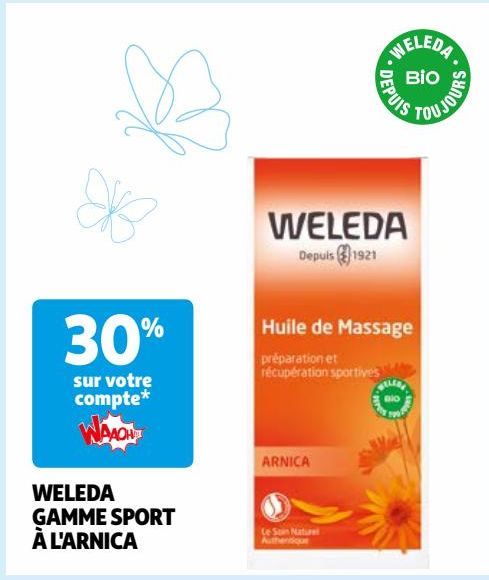 WELEDA GAMME SPORT À L'ARNICA