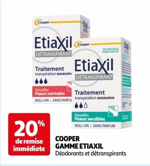  cooper gamme etiaxil