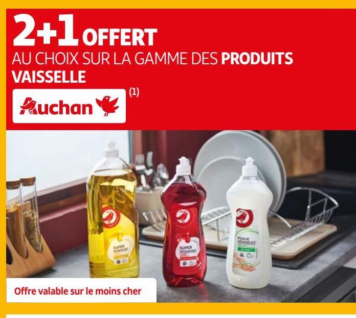 LA GAMME DES PRODUITS  VAISSELLE Auchan