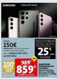 SMARTPHONE  SAMSUNG GALAXY  S23 128GO offre à 859€ sur Auchan