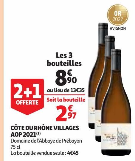 CÔTE DU RHÔNE VILLAGES  AOP 2021