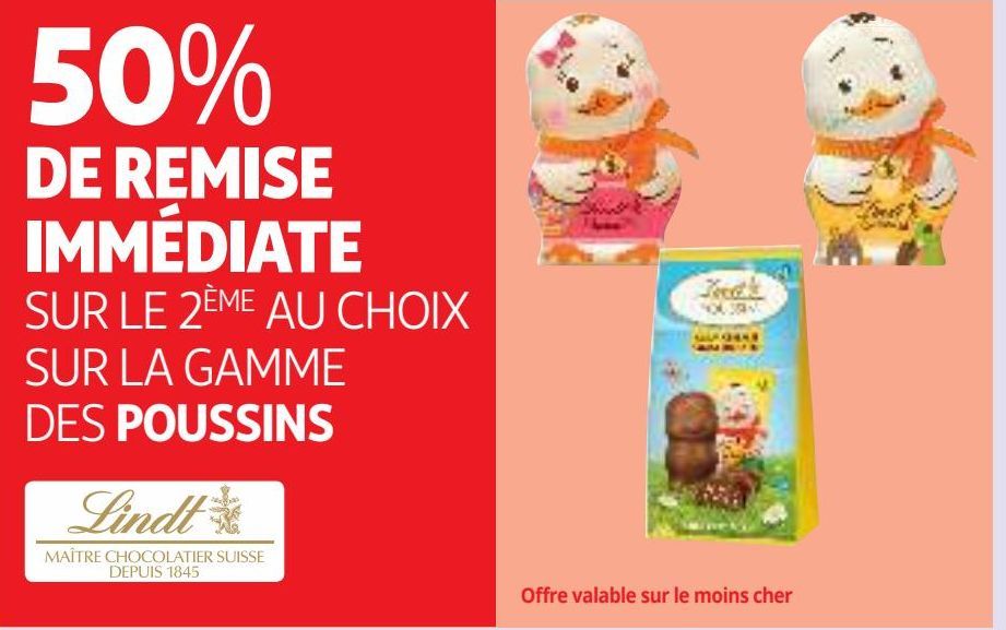  LA GAMME  DES POUSSINS Lindt