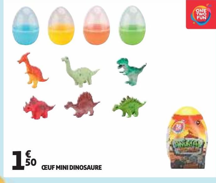 ŒUF MINI DINOSAURE 