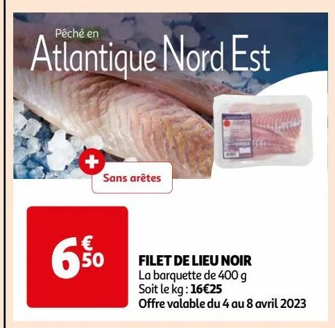  filet de lieu noir