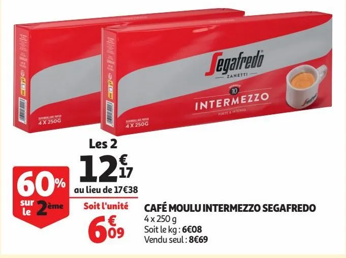  café moulu intermezzo segafredo