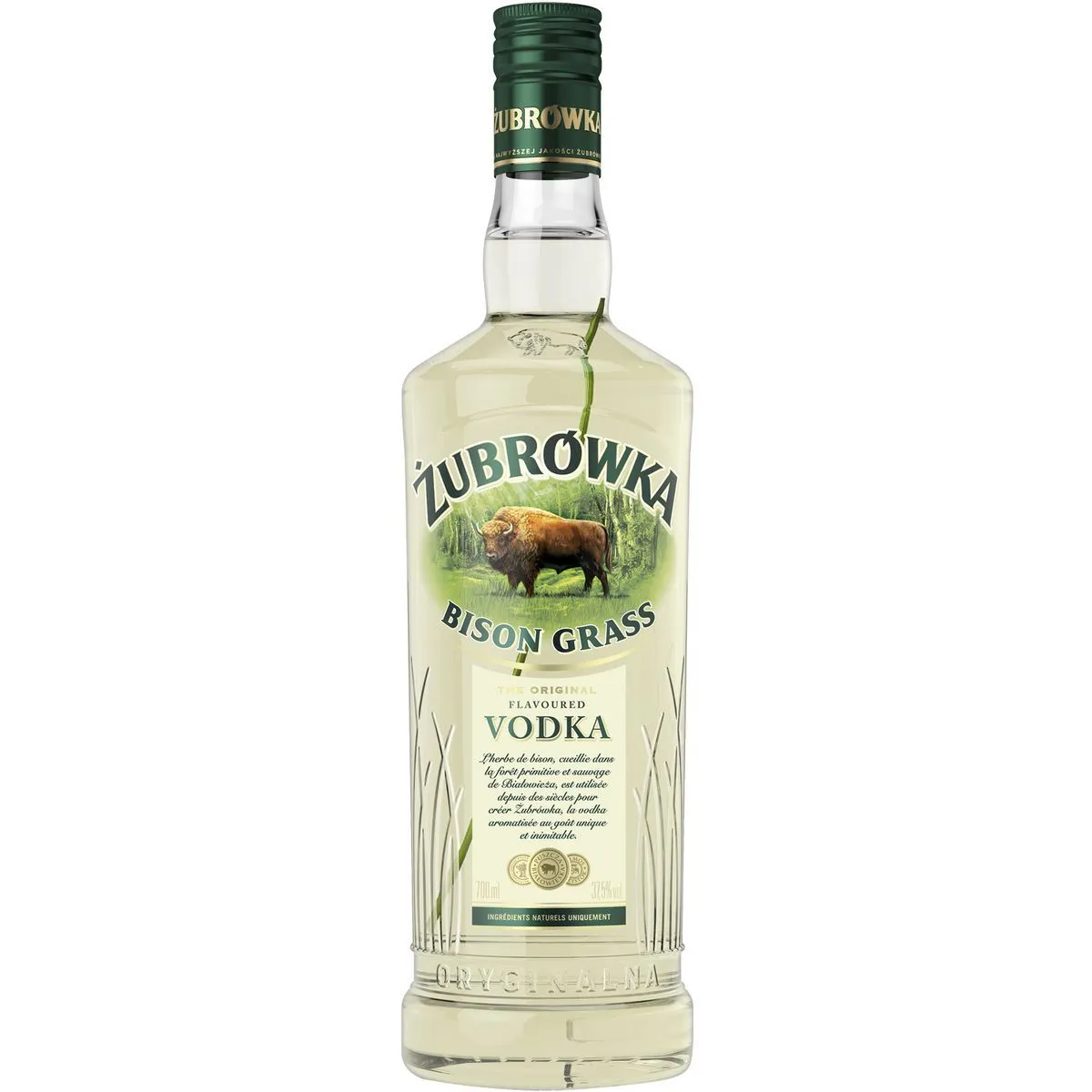vodka zubrowka bison  grass