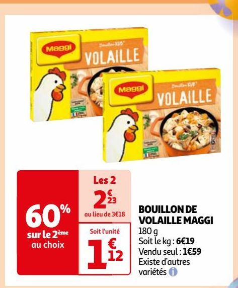 BOUILLON DE  VOLAILLE MAGGI