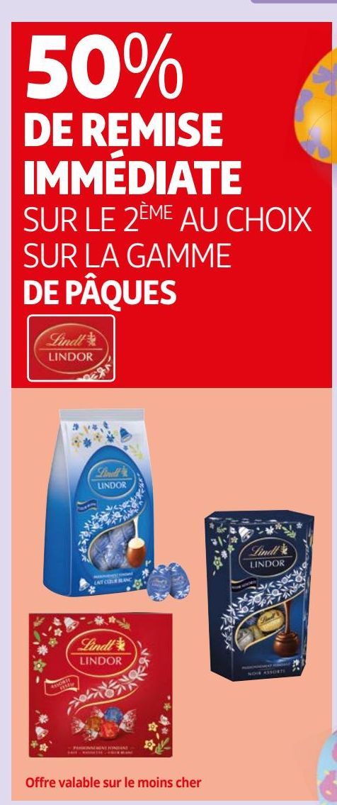 LA GAMME  DE PÂQUES Lindt