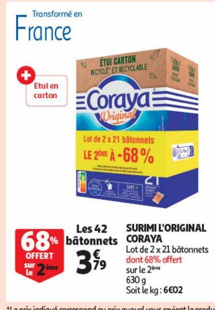 SURIMI L'ORIGINAL CORAYA