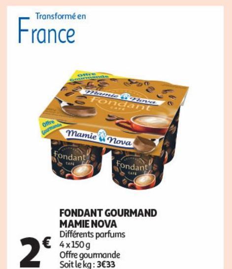 FONDANT GOURMAND MAMIE NOVA