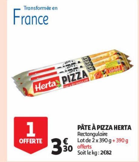 PÂTE À PIZZA HERTA