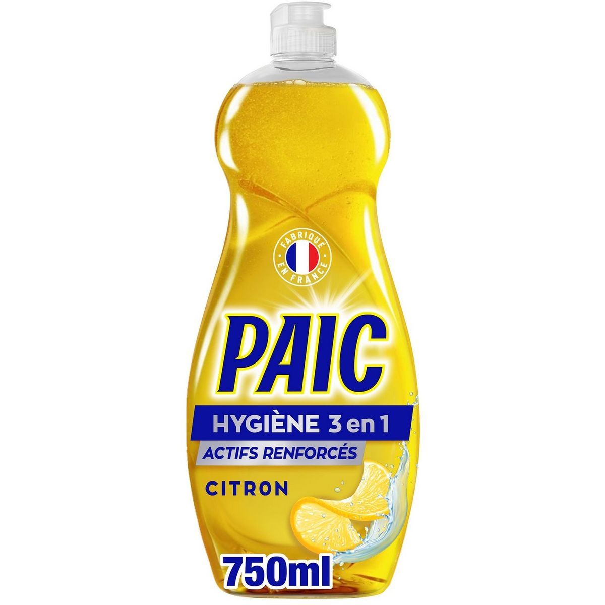 Liquide vaisselle 3 en 1 citron Paic