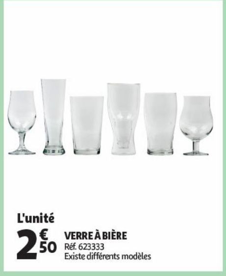 Verre à bière