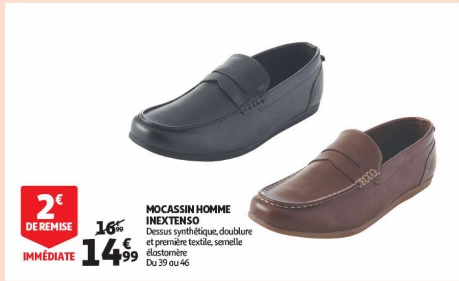 Mocassins homme Inextenso