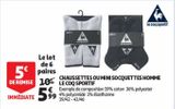 Chaussettes ou mini socquettes homme Le Coq Sportif offre à 5,99€ sur Auchan