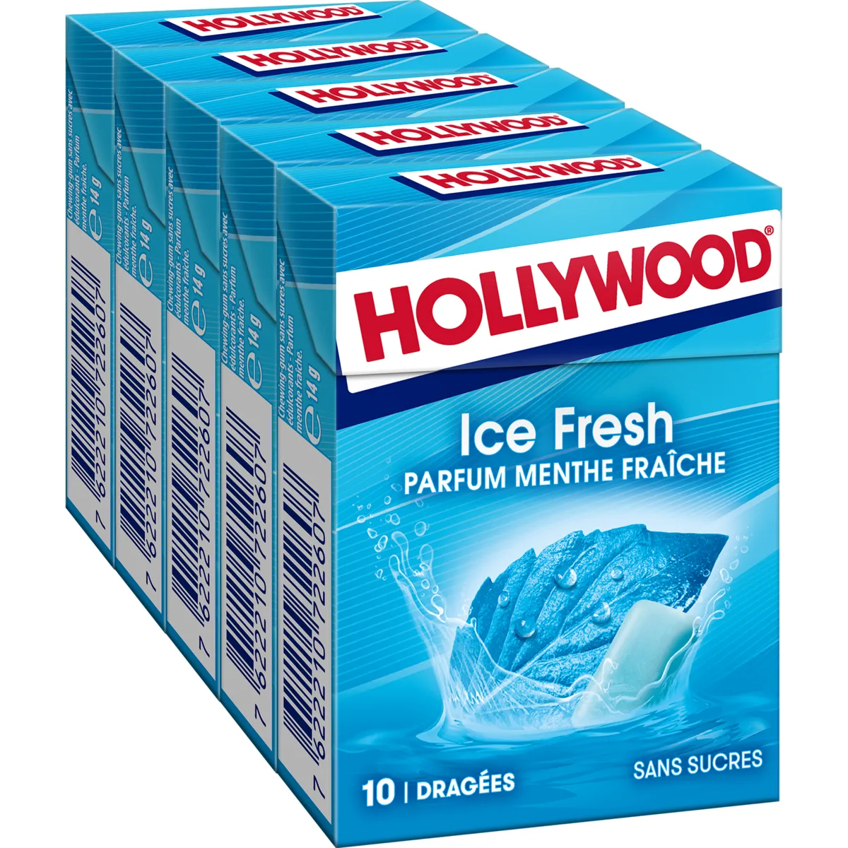 au choix sur la gamme des chewing-gums hollywood
