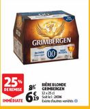 BIÈRE BLONDE GRIMBERGEN offre à 6,19€ sur Auchan